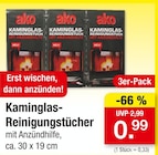 Zimmermann Langen - Kaminglas-Reinigungstücher Angebot im Prospekt Kaminglas-Reinigungstücher bei Zimmermann im Langen Prospekt für 0,99 €