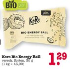 Bio Energy Ball Angebote von KoRo bei E center Frankenthal für 1,29 €