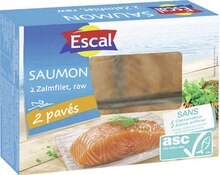 Escal - ESCAL dans le catalogue Géant Casino Pavés de Saumon surgelé - ESCAL à 4,23 € en promo chez Géant Casino