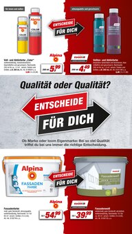 Aktueller toom Baumarkt Prospekt toom Baumarkt Prospekt "WOCHENWEISE MEGAPREISE!" mit 16 Seiten