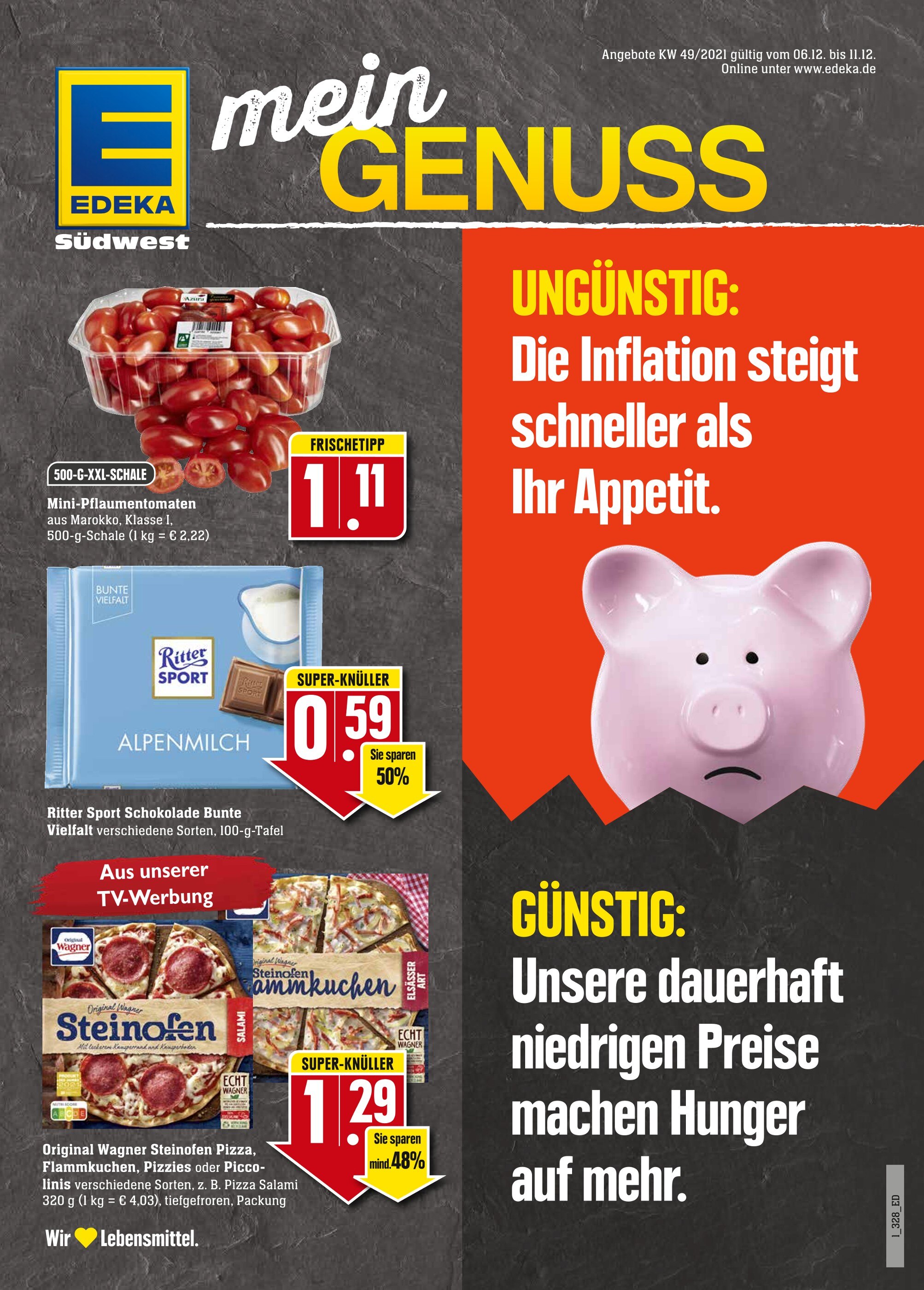 EDEKA Prospekt für Friedrichsdorf mit 57 Seiten EDEKA Prospekt für Friedrichsdorf: "Aktuelle Angebote", 57 Seiten, 06.12.2021 - 11.12.2021