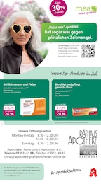 Aktueller mea - meine apotheke Apotheken Prospekt für Pfaffenhofen: Unsere Juli-Angebote mit 4} Seiten, 01.07.2025 - 31.07.2025