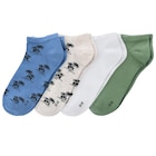 4 Paar Jungen Sneaker-Socken im Set für 6,00 € bei Ernstings family im Angebot 4 Paar Jungen Sneaker-Socken im Set im aktuellen Ernstings family Prospekt