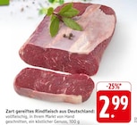 Zart gereiftes Rindfleisch aus Deutschland im Angebot bei EDEKA in Albstadt Zart gereiftes Rindfleisch aus Deutschland Angebote bei EDEKA Albstadt für 2,99 €