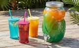 Gobelet + paille verre - Gifi à Fontenay-sous-Bois Gobelet + paille verre en promo chez Gifi Fontenay-sous-Bois à 0,89 €