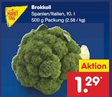 Brokkoli im Netto Marken-Discount Prospekt Brokkoli im aktuellen Netto Marken-Discount Prospekt für 1,29 €