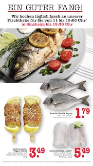 Fisch im aktuellen E center Prospekt (Mainz) Fisch im E center Prospekt "Aktuelle Angebote" mit 75 Seiten (Mainz)