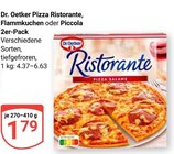 Pizza Ristorante Angebote von Dr. Oetker bei GLOBUS Speyer für 1,79 €