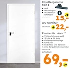 Rosettengarnitur Fair I für 15,00 € bei Globus-Baumarkt im Angebot Rosettengarnitur Fair I im aktuellen Globus-Baumarkt Prospekt