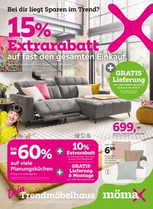 Sitzmöbel im aktuellen mömax Prospekt (Hannover) Sitzmöbel im mömax Prospekt "15% Extrarabatt - auf fast den gesamten Einkauf" mit 12 Seiten (Hannover)