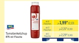 Tomatenketchup im METRO Prospekt Tomatenketchup von aro im aktuellen METRO Prospekt für 2,13 €