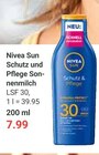 Sun Schutz und Pflege Sonnenmilch im Angebot bei GLOBUS in St. Ingbert Sun Schutz und Pflege Sonnenmilch Angebote von Nivea bei GLOBUS St. Ingbert für 7,99 €