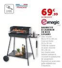 Barbecue à charbon de bois Lugano - Somagic en promo chez Hyper U Maurepas à 69,99 €