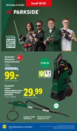 Offre Nettoyeur Haute-Pression dans le catalogue Lidl du moment à la page 36