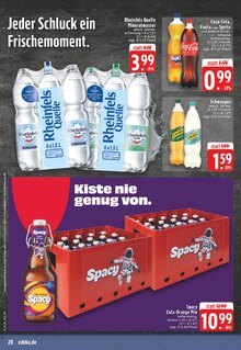 Coca Cola im EDEKA Prospekt "Aktuelle Angebote" mit 30 Seiten (Wesel)
