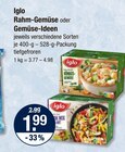 Aktuelles Rahm-Gemüse oder Gemüse-Ideen Angebot bei V-Markt in Augsburg ab 1,99 €
