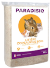 Litière copeaux de bois - 60L - PARADISIO - Animalis Litière copeaux de bois - 60L - PARADISIO à 5,20 € dans le catalogue Animalis