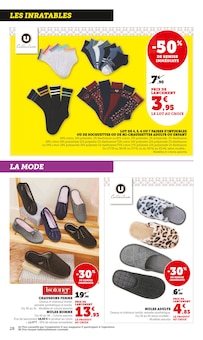 Promo Chaussettes Enfant dans le catalogue Super U du moment à la page 28