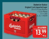 Original Czech Imported Lager im Angebot bei Marktkauf in Erlangen Original Czech Imported Lager Angebote von Budweiser Budvar bei Marktkauf Erlangen für 13,99 €