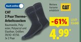 2 Paar Thermo-Arbeitssocken Angebote von CAT bei Lidl Fürth für 4,99 €