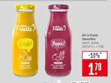 Smoothie Fresh im Angebot bei Marktkauf in Rottenburg Smoothie Fresh Angebote von All in Fruits bei Marktkauf Rottenburg für 1,79 €