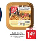 Backpapierschalen im Angebot bei Hieber in Freiburg Backpapierschalen Angebote von Gut & Günstig bei Hieber Freiburg für 1,49 €