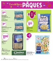 Promos Crevettes Décortiquées dans le catalogue "Les délices de PÂQUES !" de Casino Supermarchés à la page 18