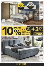 Aktueller BRAUN Möbel-Center Prospekt mit Boxspringbett, "BRAUN NEWS", Seite 10