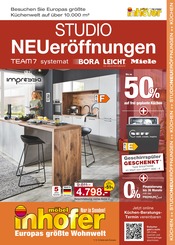 Aktueller Möbel Inhofer Prospekt mit Küche, "STUDIO NEUeröffnungen", Seite 1