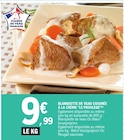 Blanquette de veau cuisinée à la crème "le privilege" dans le catalogue E.Leclerc