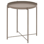 Tabletttisch dunkel graubeige von GLADOM im aktuellen IKEA Prospekt