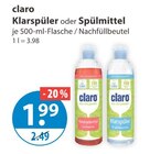 Handspülmittel von claro im aktuellen V-Markt Prospekt für 1,99 €