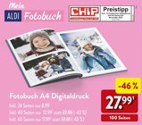 Fotobuch A4 Digitaldruck Angebote von ALDI bei ALDI Nord Iserlohn für 27,99 €