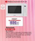 Micro-ondes - Panasonic en promo chez Extra Saint-Nazaire à 169,90 €