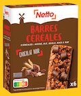 6 barres céréales chocolat noir - NETTO en promo chez Netto 6 barres céréales chocolat noir - NETTO dans le catalogue Netto