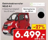 Elektrokabinenroller NELO 4.1 Angebote von Econelo bei Netto Marken-Discount Salzgitter für 6.499,00 €