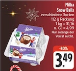 Snow Balls im Angebot bei nah und gut in Ansbach Snow Balls Angebote von Milka bei nah und gut Ansbach für 3,49 €