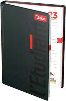 Agenda l’étudiant glossy black - Bureau Vallée à Boulogne-Billancourt Agenda l’étudiant glossy black en promo chez Bureau Vallée Boulogne-Billancourt à 6,42 €