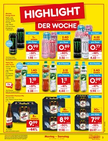 Energydrink im Netto Marken-Discount Prospekt "Aktuelle Angebote" mit 70 Seiten (Bad Kreuznach)