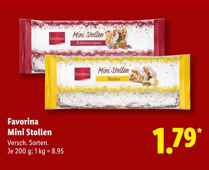 Mini Stollen Edelmarzipan