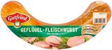 Hähnchen-Fleischwurst oder Geflügel-Fleischwurst Angebote von Gutfried bei REWE Bruchsal für 2,79 €