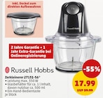 Kuechenhelfer im Penny Prospekt Zerkleinerer 27131-56 von Russell Hobbs im aktuellen Penny Prospekt für 17,99 €