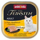 Animonda Cat Vom Feinsten mit Schlemmerkern mit Pute, Rindfleisch & Karotten 100 g im Angebot bei Zookauf in Monheim Animonda Cat Vom Feinsten mit Schlemmerkern mit Pute, Rindfleisch & Karotten 100 g Angebote von Animonda bei Zookauf Monheim für 0,79 €