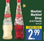 Markhof Sirup Angebote von Mautner bei E center Regensburg für 2,99 €