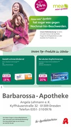 mea - meine apotheke Prospekt für Dresden mit 4 Seiten mea - meine apotheke Prospekt für Dresden: "Unsere Oktober-Angebote", 4 Seiten, 01.10.2025 - 31.10.2025
