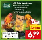 LED Solar Leuchttiere Angebote bei Netto Marken-Discount Trier für 6,99 €
