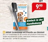 Zeckenzange mit Pinzette aus Edelstahl bei Raiffeisenmarkt im Prospekt "" für 9,99 €