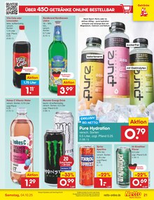 Energydrink im Netto Marken-Discount Prospekt "Aktuelle Angebote" mit 56 Seiten (Gera)