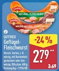 Aktuelles Geflügel-Fleischwurst Angebot bei ALDI Nord in Essen ab 2,79 €