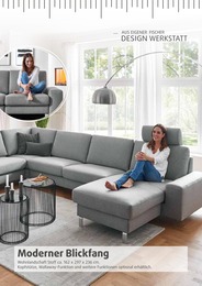 Wohnlandschaft im Polstermöbel Fischer Prospekt "AUS EIGENER DESIGN WERKSTATT" auf Seite 20
